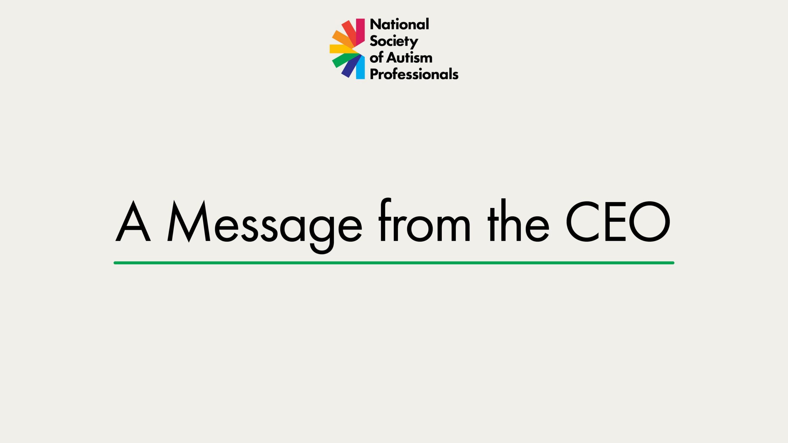 Statement from Robin McLeod on the CMS Applied Behavior Analysis Toolkit